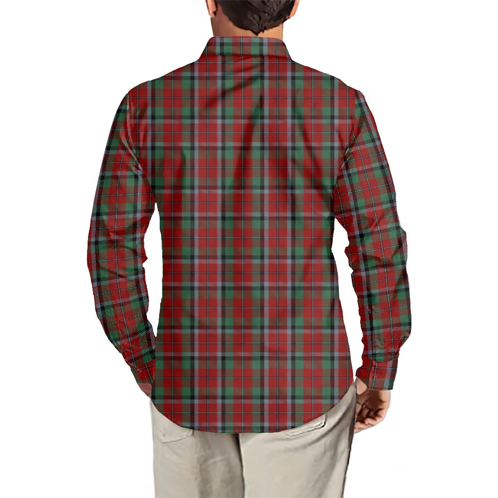 Clan Graham Red Tartan long-sleeved shirt