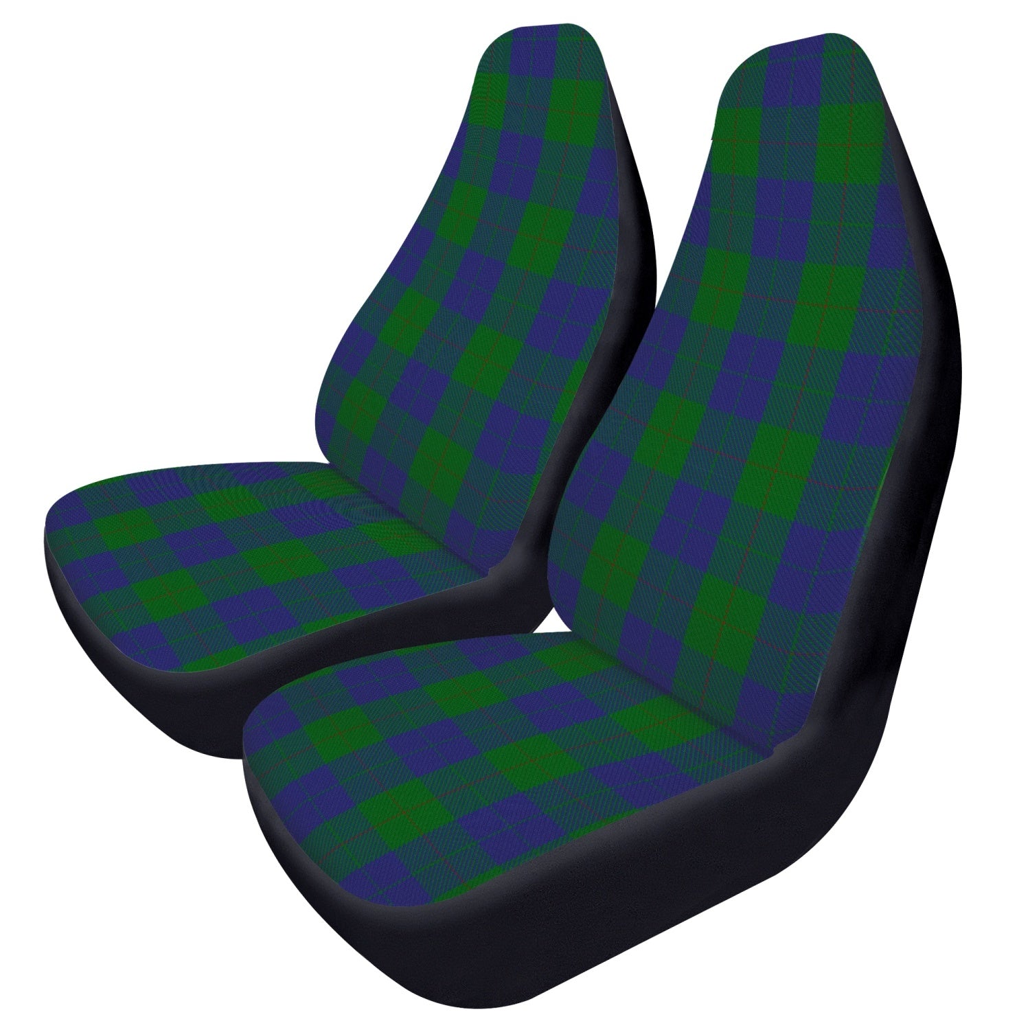 Clan Barclay Tartan Car Seat Covers - 2Pcs