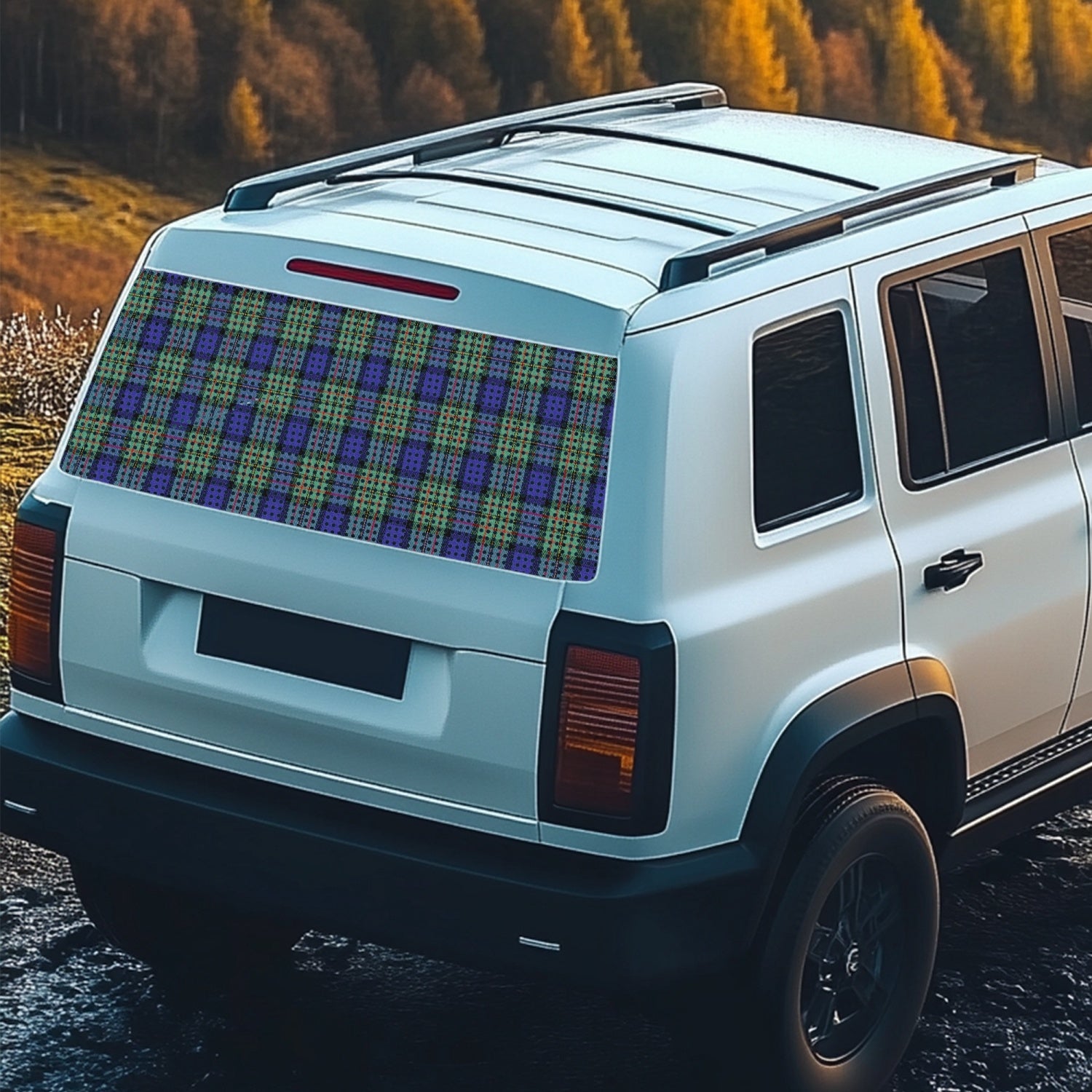 Clan MacLaren Tartan Rear Window Decal
