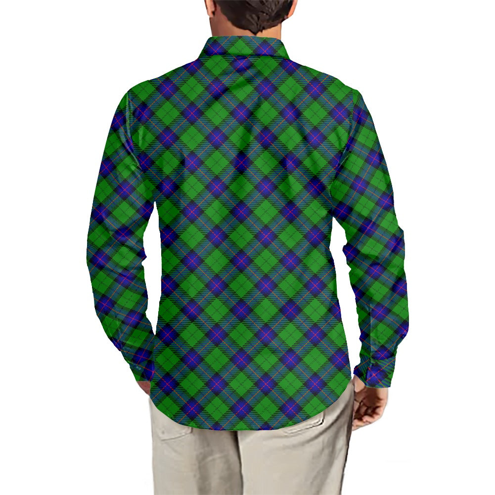 Clan Armstrong Tartan Men's long-sleeved shirt