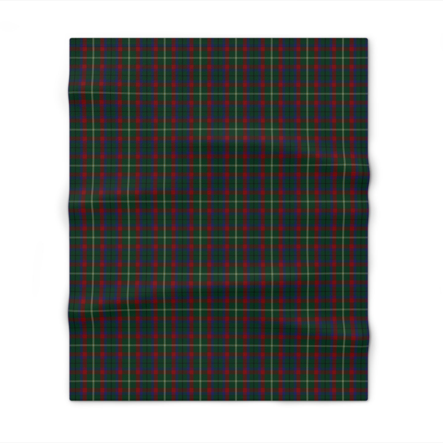 Irish County Mayo Tartan Throw Blanket