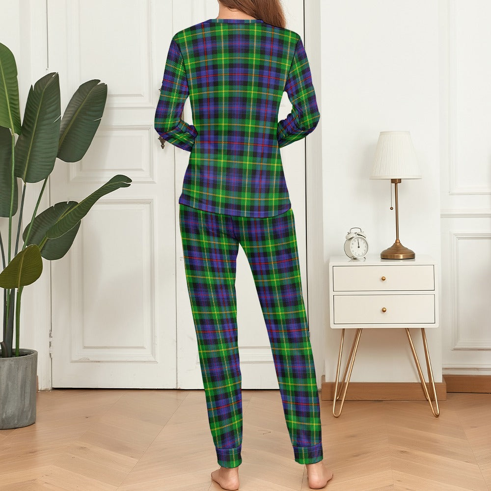 Clan Farquharson Tartan Women's Pajama Set