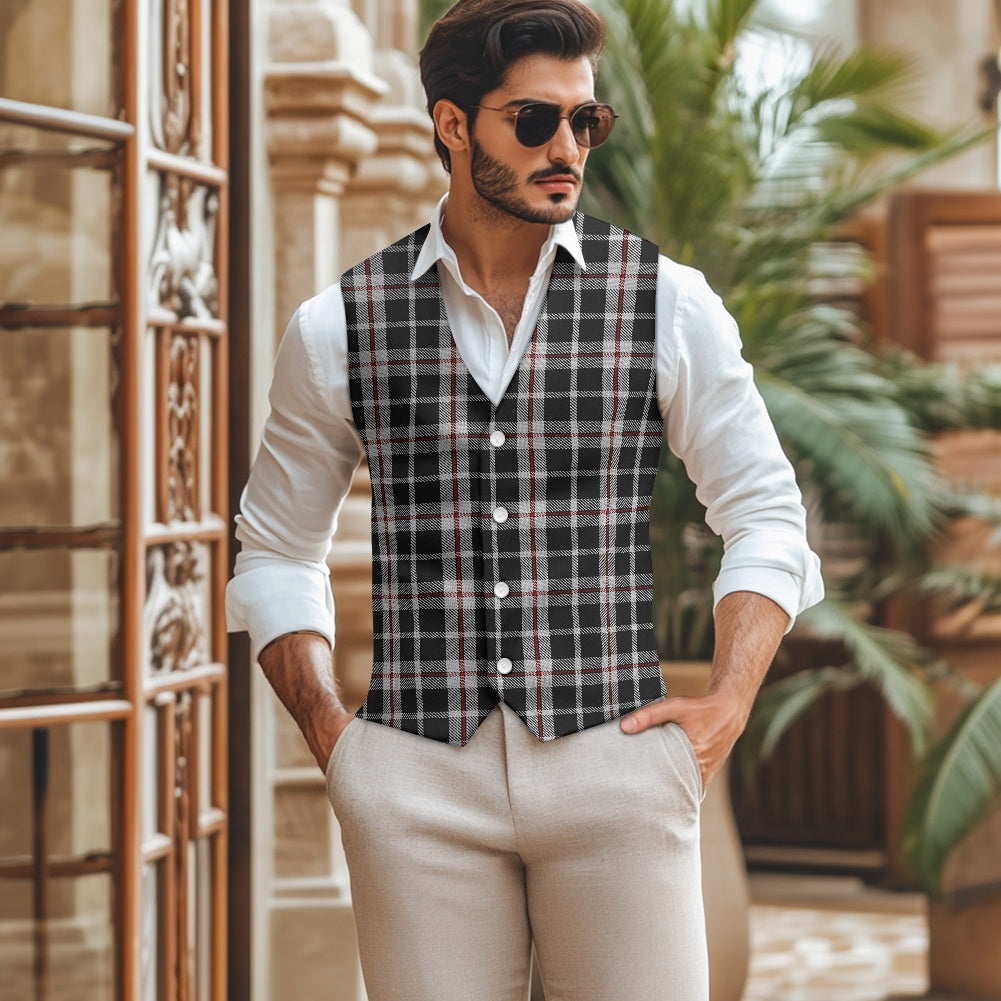 Cornish St Piran Tartan Suit vest jacket