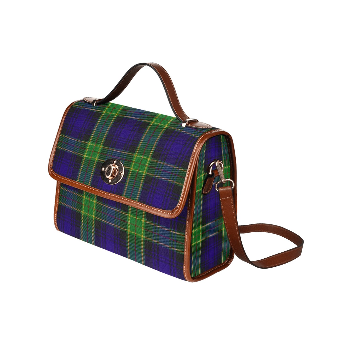 Clan Barnes Tartan Waterproof Canvas Handbag