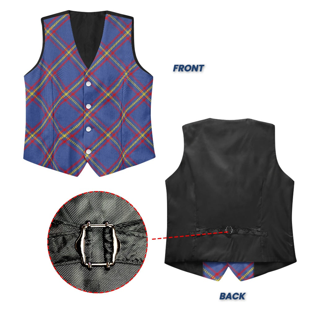 Clan MacLaine Tartan Waistcoat