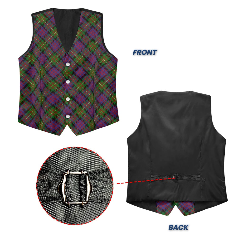 Clan Carnegie Tartan Suit vest jacket