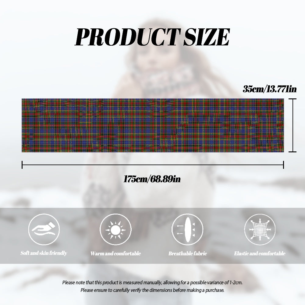 Clan Bethune Tartan Fluffy scarf