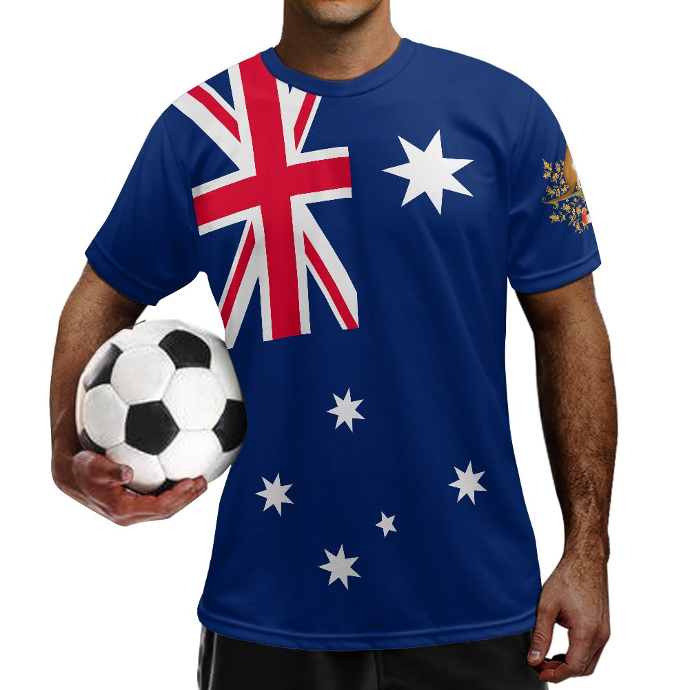Australian Flag & CoA Football Shirt