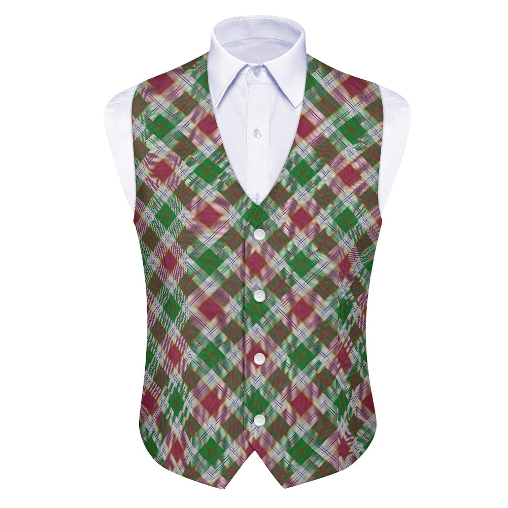 Cornish Rosevear Tartan Suit vest jacket