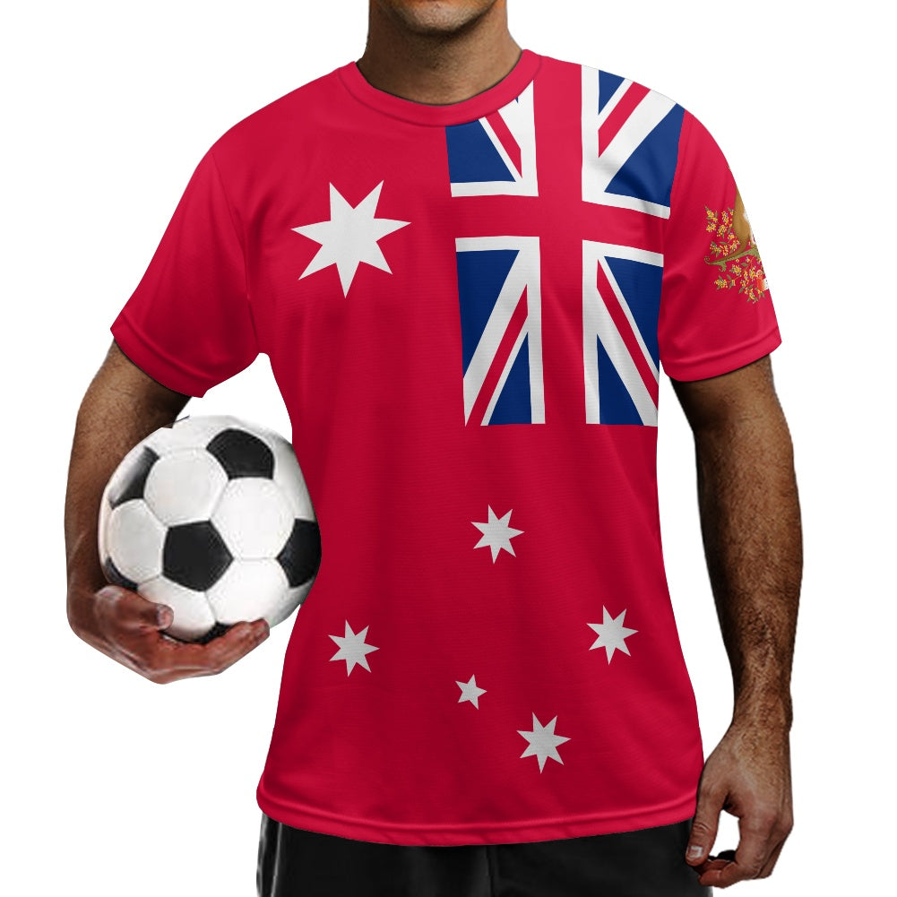Australian Civil Ensign & CoA Football Shirt