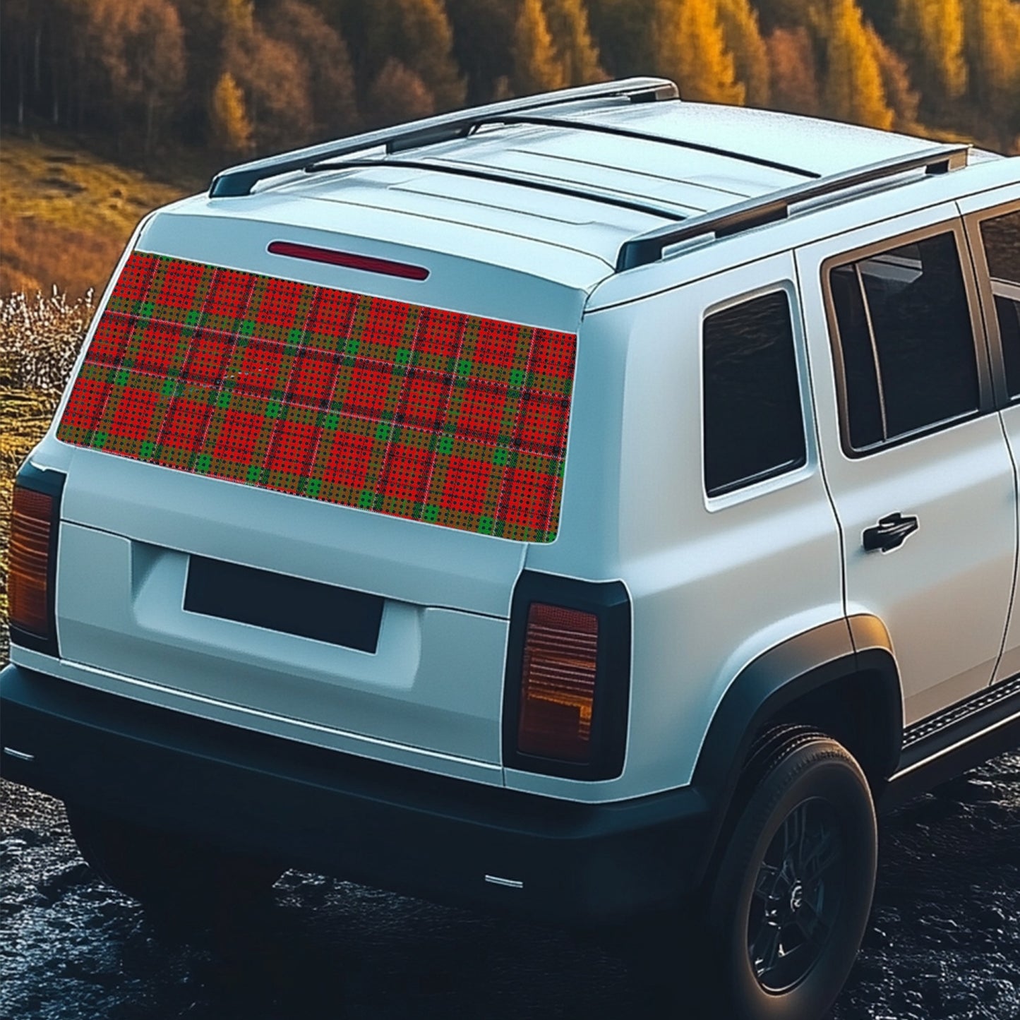 Clan Nicholson Tartan Rear Window Decal