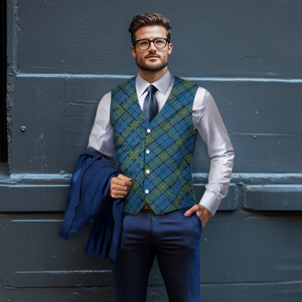 US State - Rhode Island Tartan Suit vest jacket