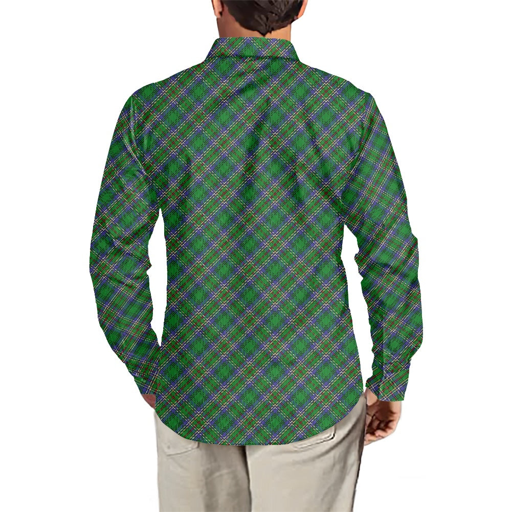 Clan Cockburn Tartan long-sleeved shirt