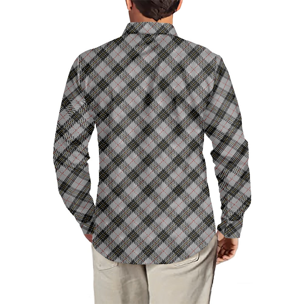 Clan MacPherson Tartan long-sleeved shirt