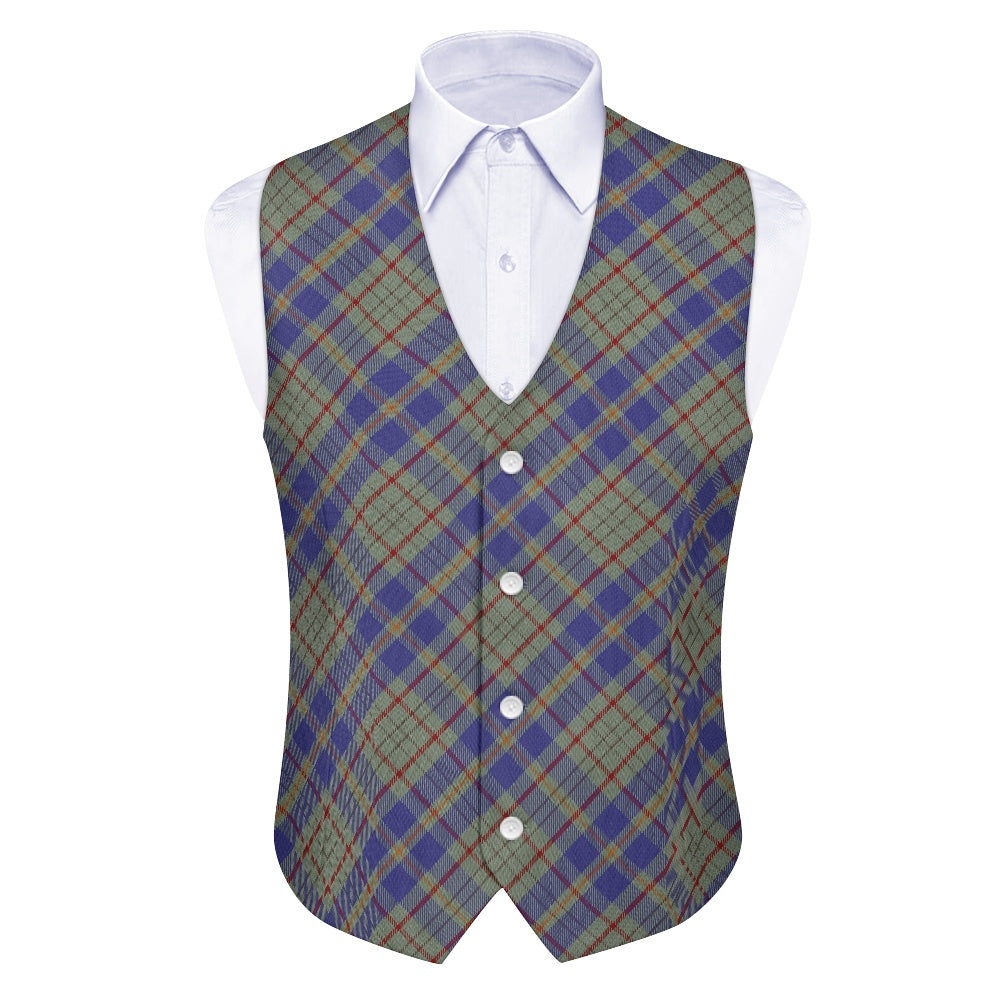 Irish County Kildare Tartan Waistcoat