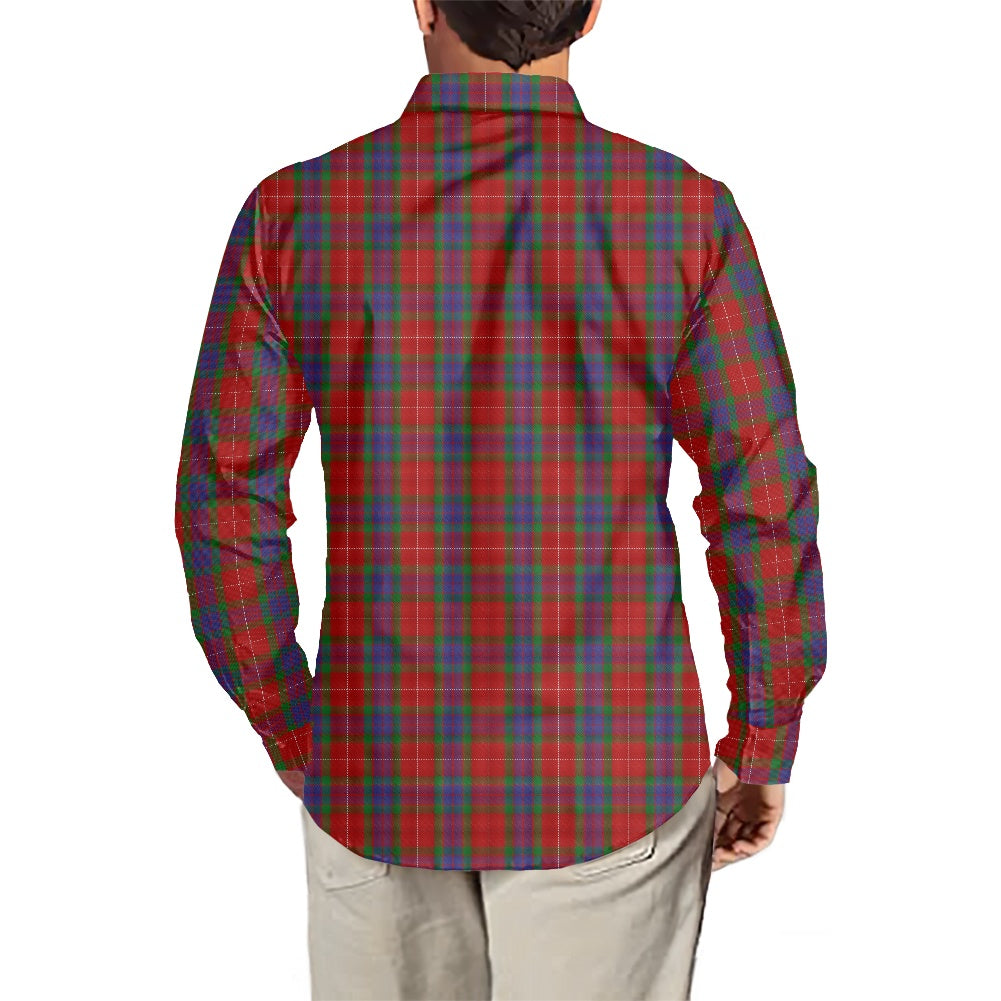 Clan Fraser Tartan Men's long-sleeved shirt
