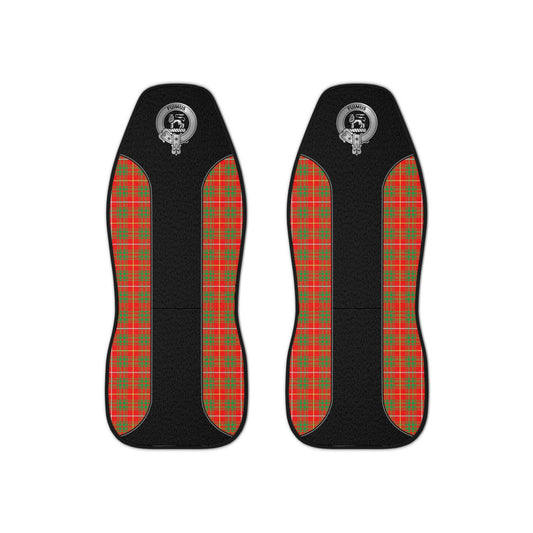 Clan Bruce Crest & Tartan Car Seat Covers