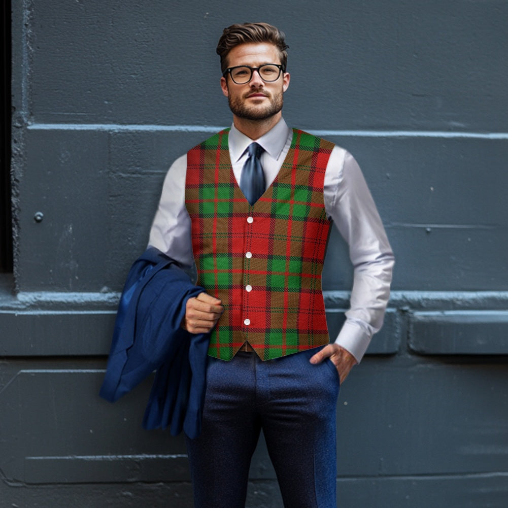 Clan Dunbar Tartan Suit vest jacket