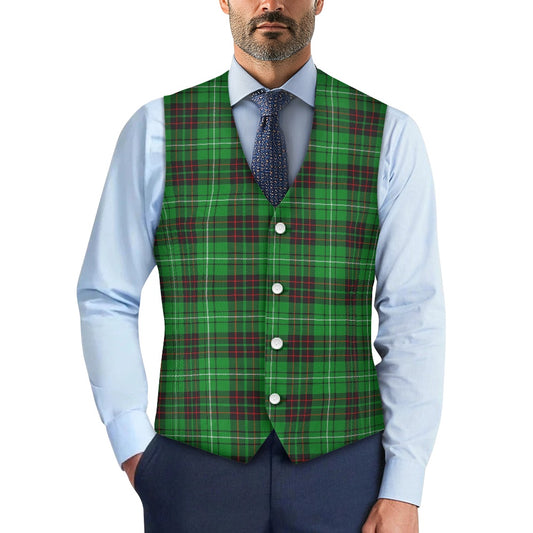 Clan MacAuley Tartan Suit vest jacket
