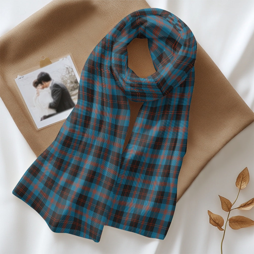 Clan Angus Ancient Tartan Fluffy scarf