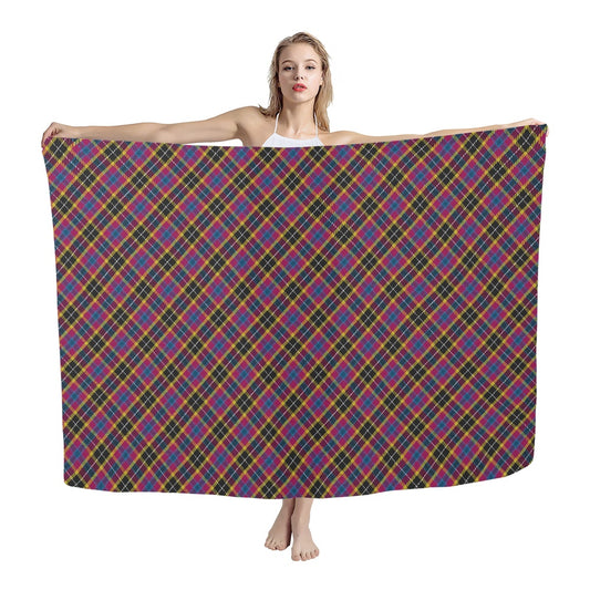US State - Maryland Tartan Bias Chiffon Scarf