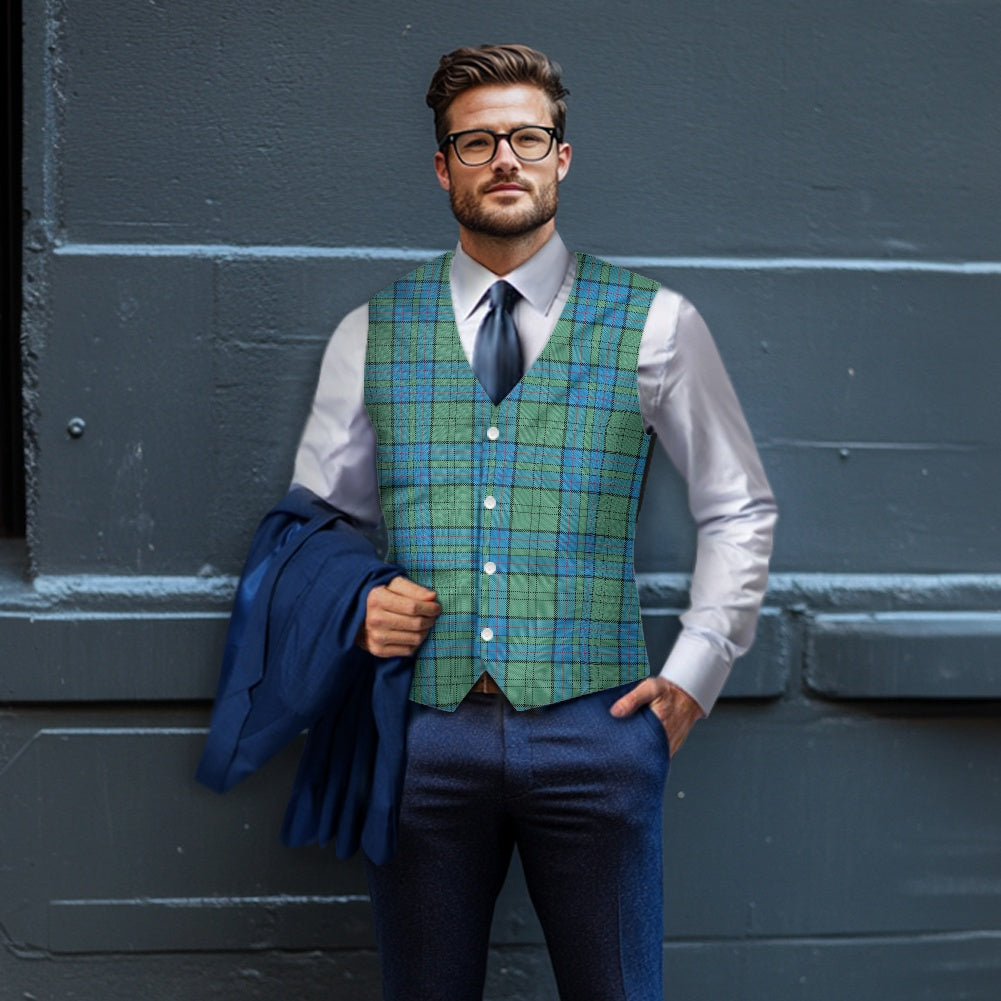 Clan Lockhart Tartan Waistcoat