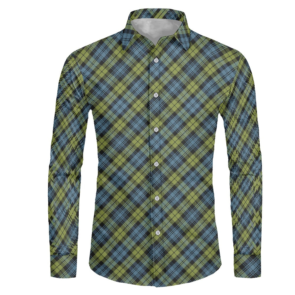 Clan Campbell Tartan Men's long-sleeved shirt