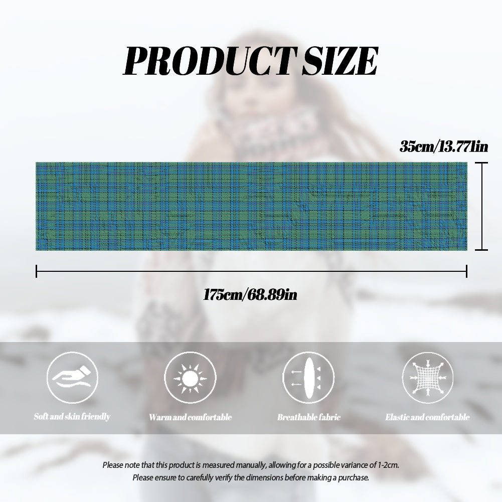 Clan Lockhart Tartan Fluffy scarf