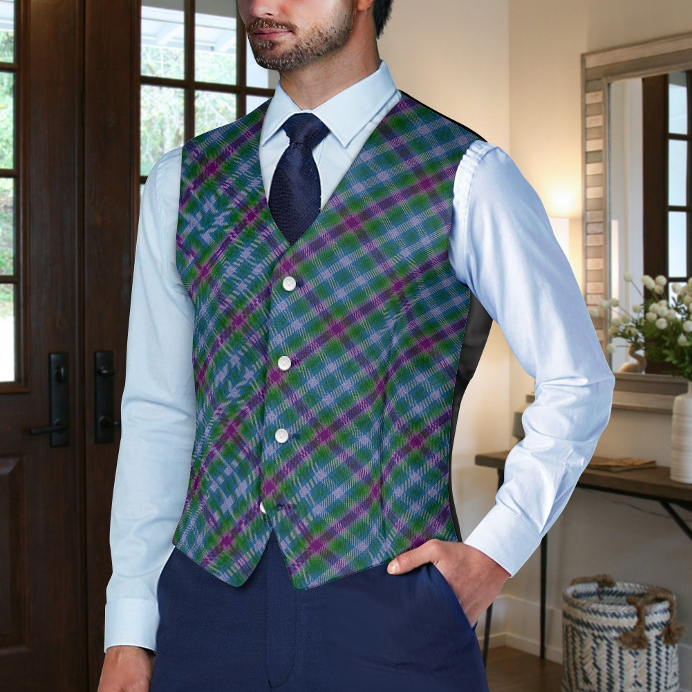 US State - Virginia Tartan Suit vest jacket