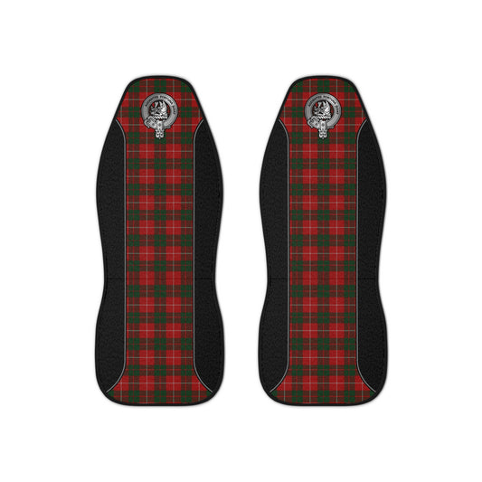Clan MacKinnon Crest & Tartan Car Seat Covers