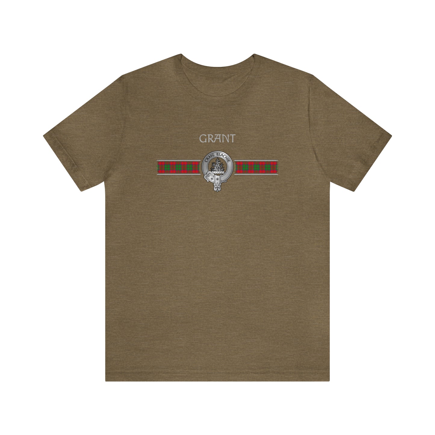 Clan Grant Crest & Tartan | Unisex T-Shirt