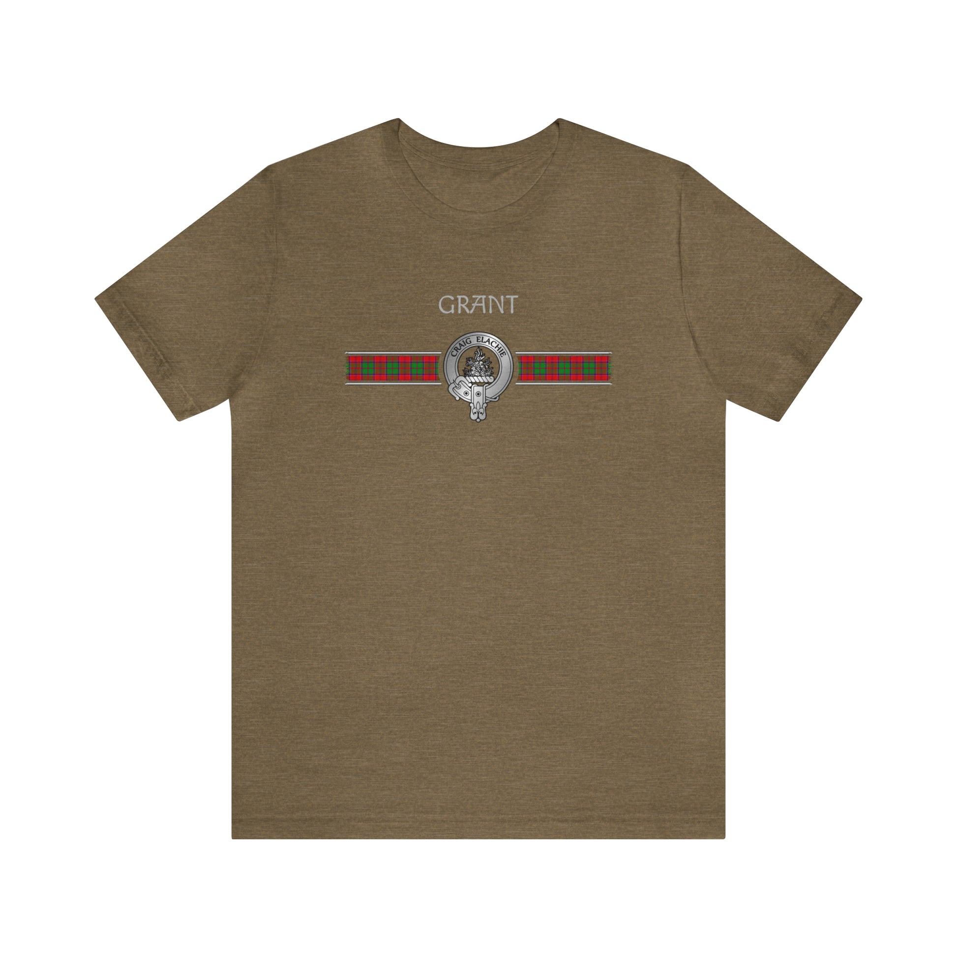 Clan Grant Crest & Tartan | Unisex T-Shirt
