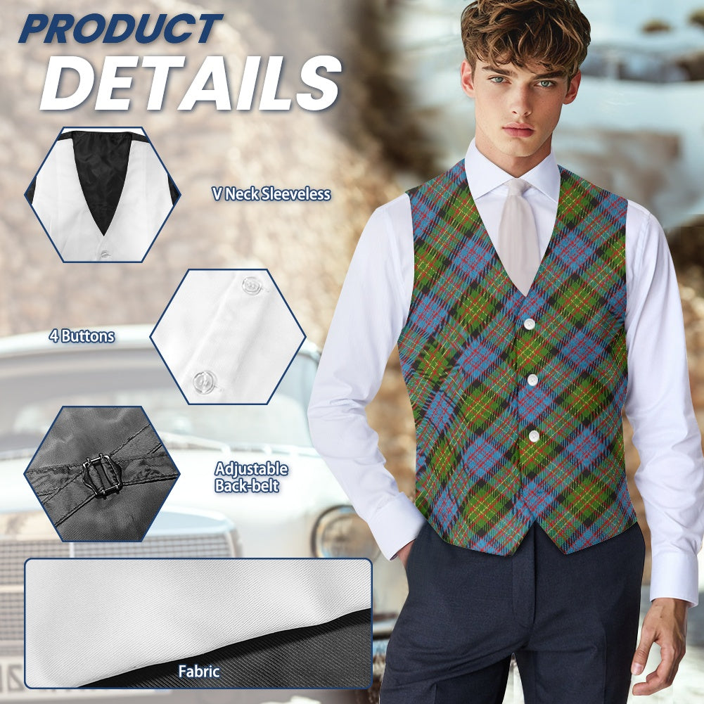 Clan Bowie Tartan Waistcoat