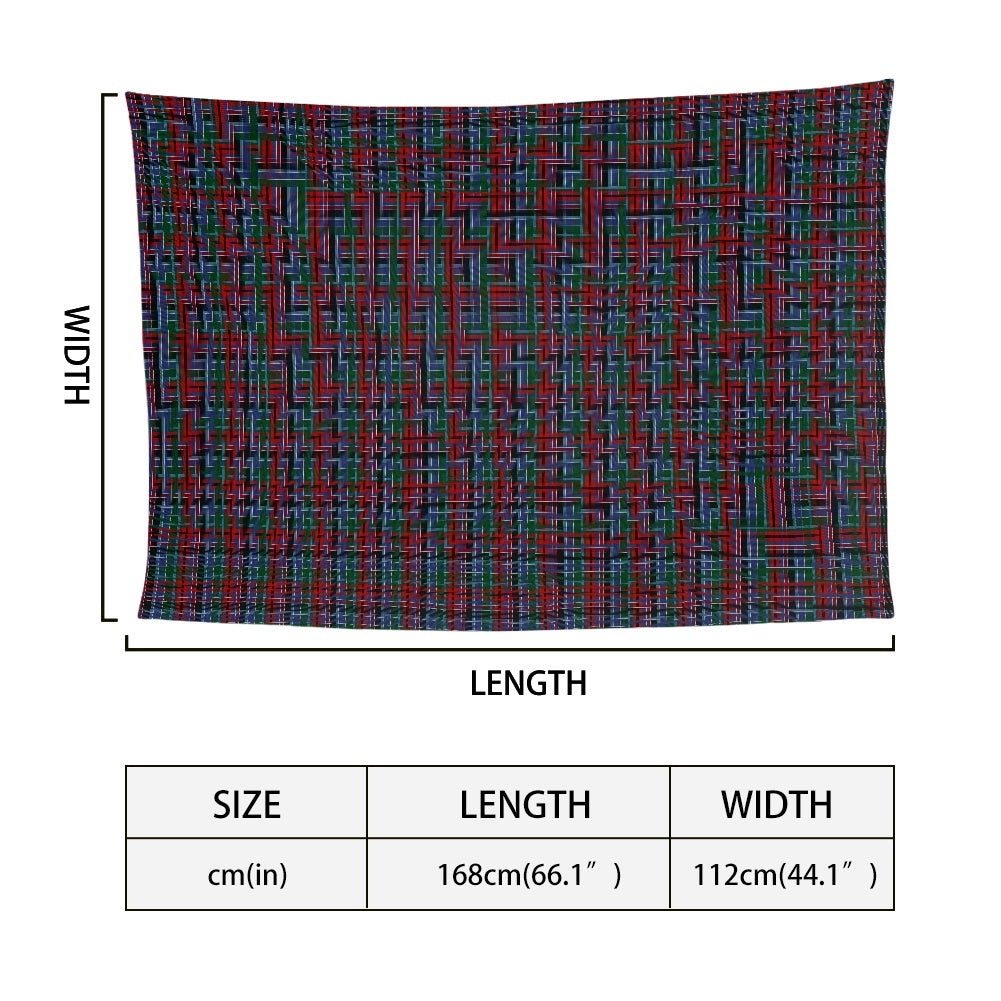 Clan Gordon Red Tartan Chiffon Scarf