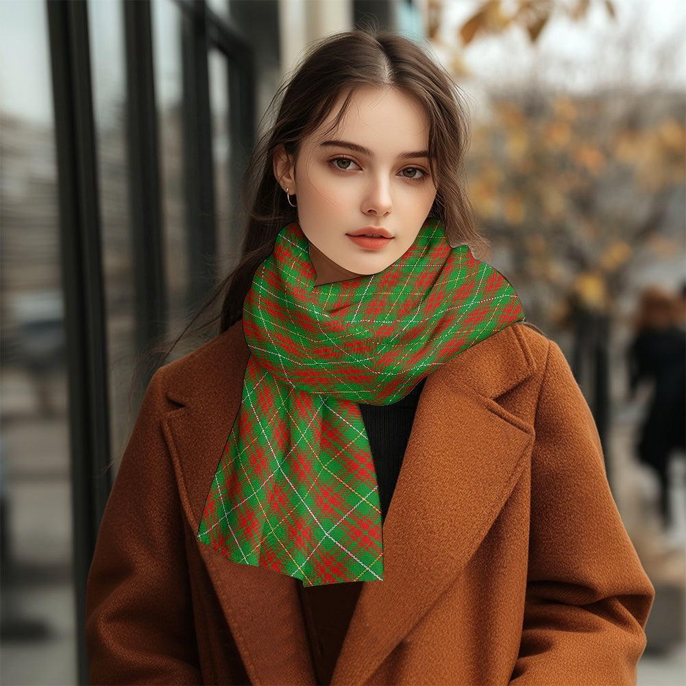 Clan Bruce Hunting Tartan Fluffy scarf