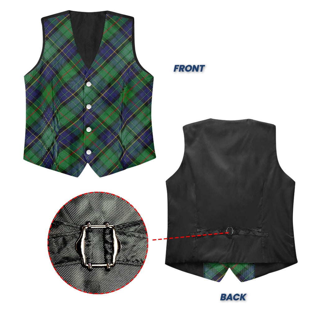 Irish Province Leinster Tartan Waistcoat