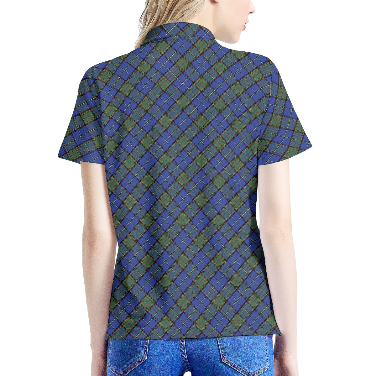 US State - Nebraska Tartan Women's Polo Shirt