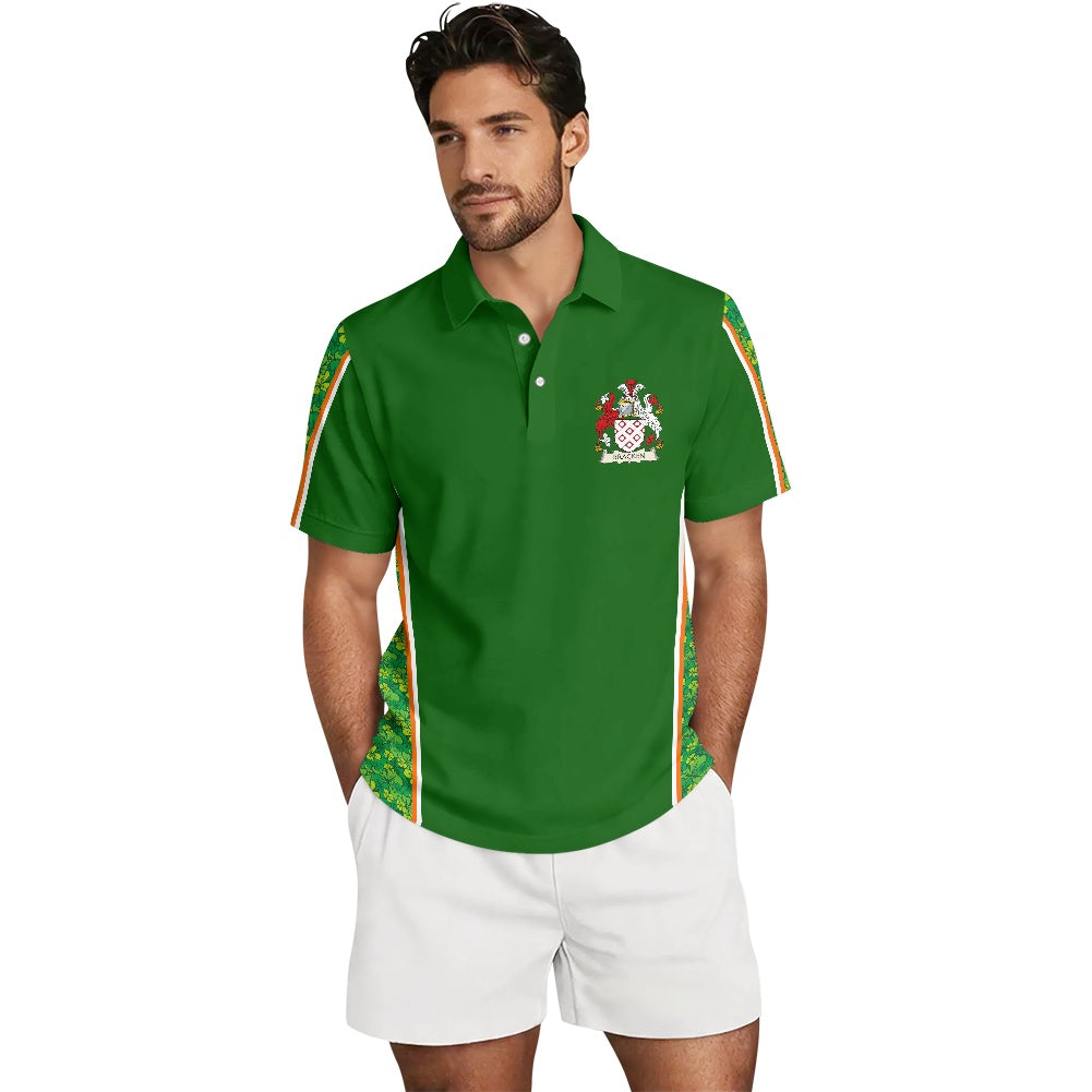 Irish Arms - Bracken Shamrock - Polo Shirt