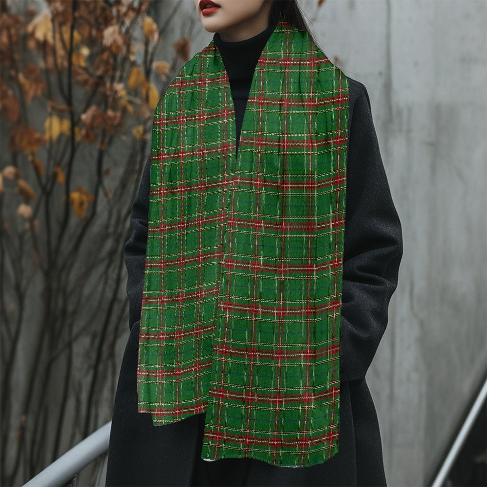 Clan Steel Tartan Fluffy scarf