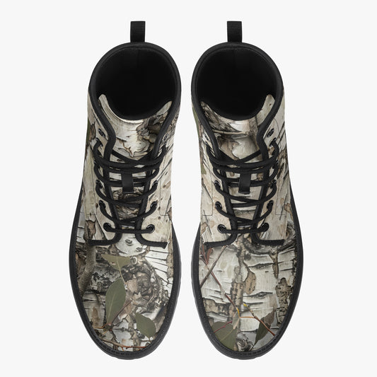Aspen Bark - Hunting Camouflage - PU Leather Boots