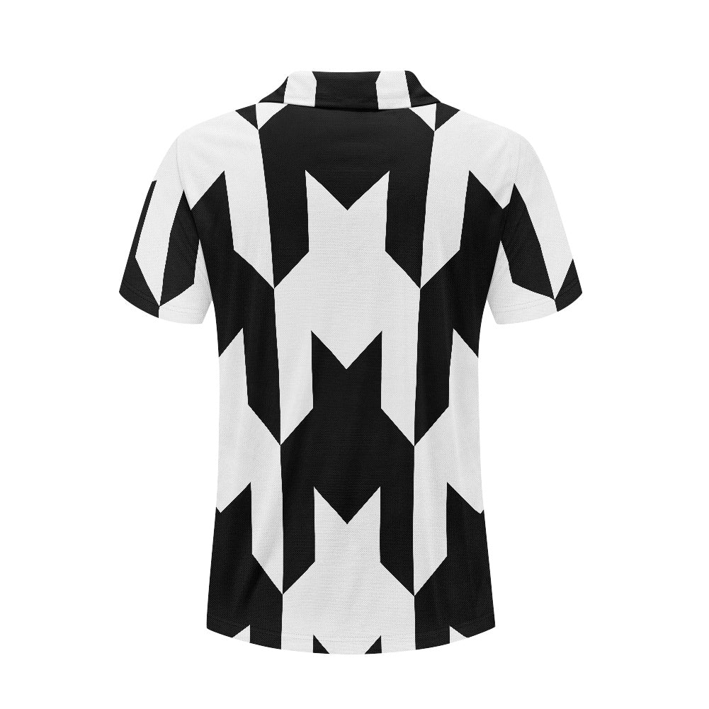 Two Tone Houndstooth Polo