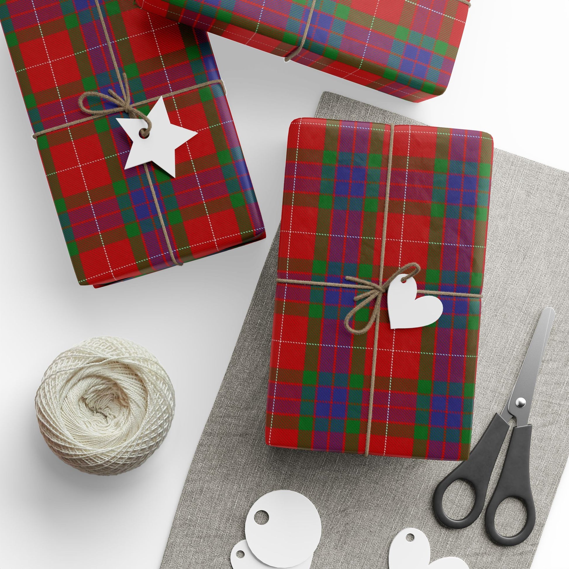 Clan Fraser Tartan Wrapping Papers