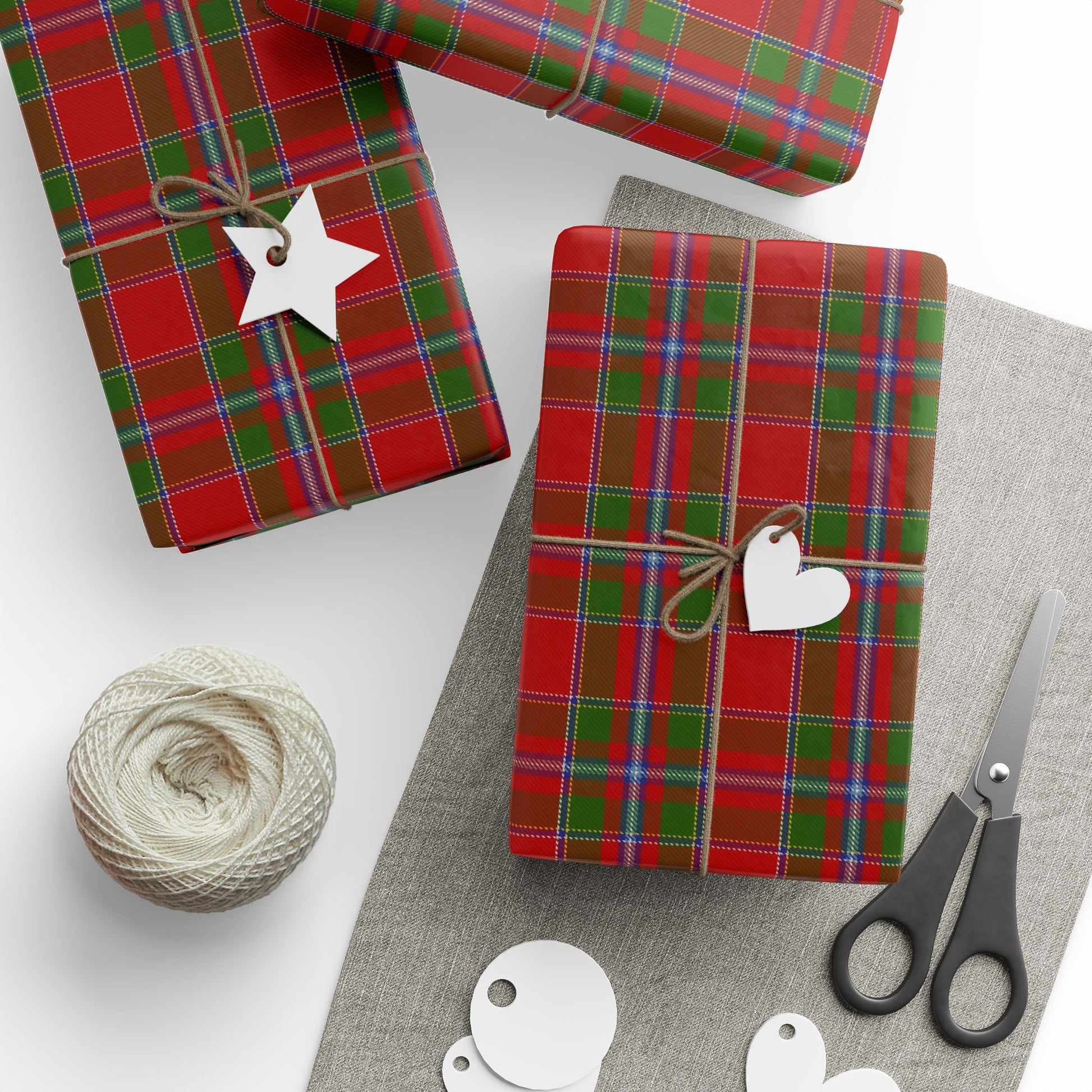 Clan Butter Tartan Wrapping Papers