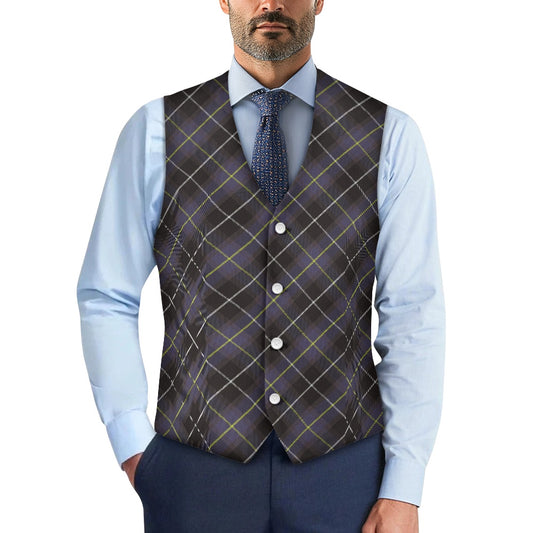 Cornish Coleman Tartan Suit vest jacket