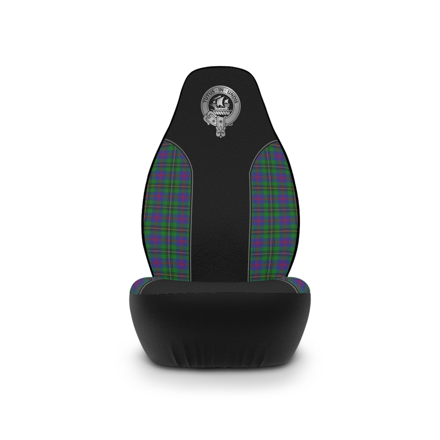Clan Wood Crest & Tartan Car Seat Covers