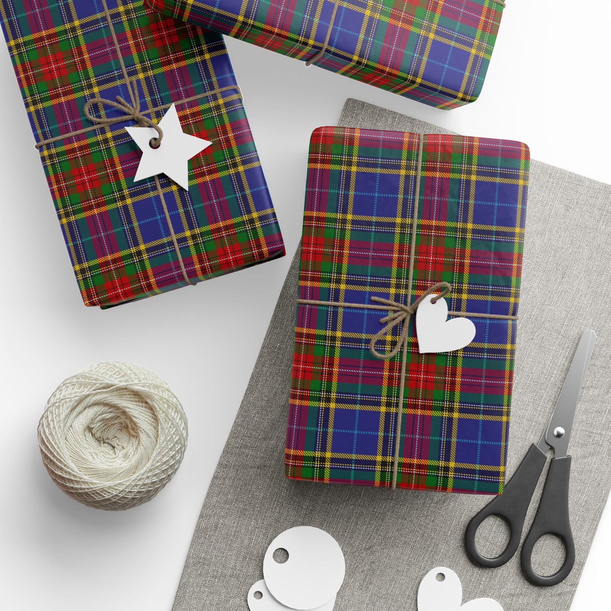 Clan Bethune Tartan Wrapping Papers