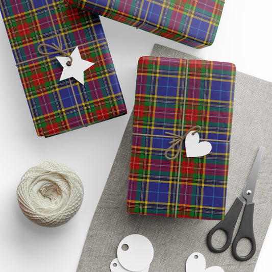 Clan Bethune Tartan Wrapping Papers