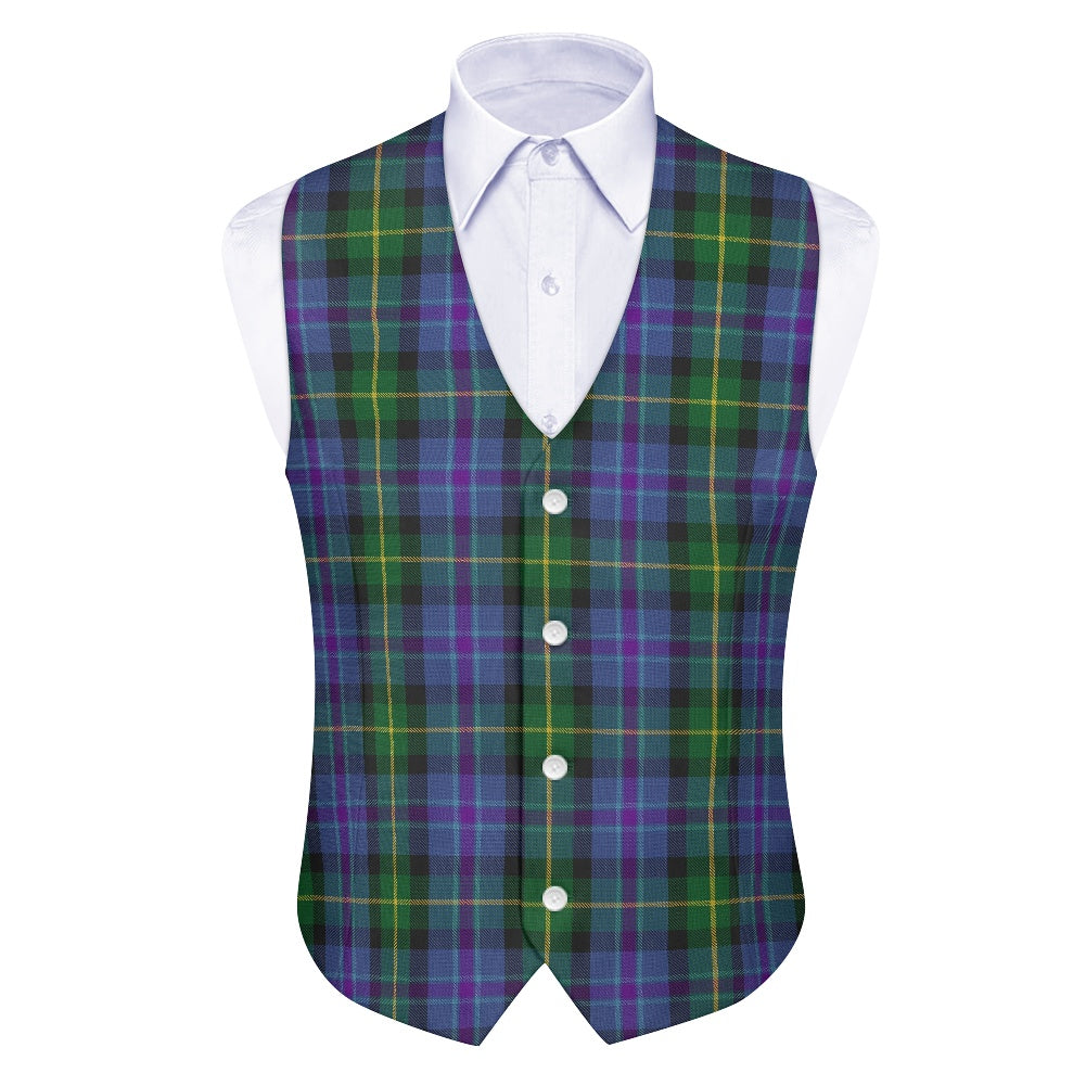 District Ayrshire Tartan Suit vest jacket