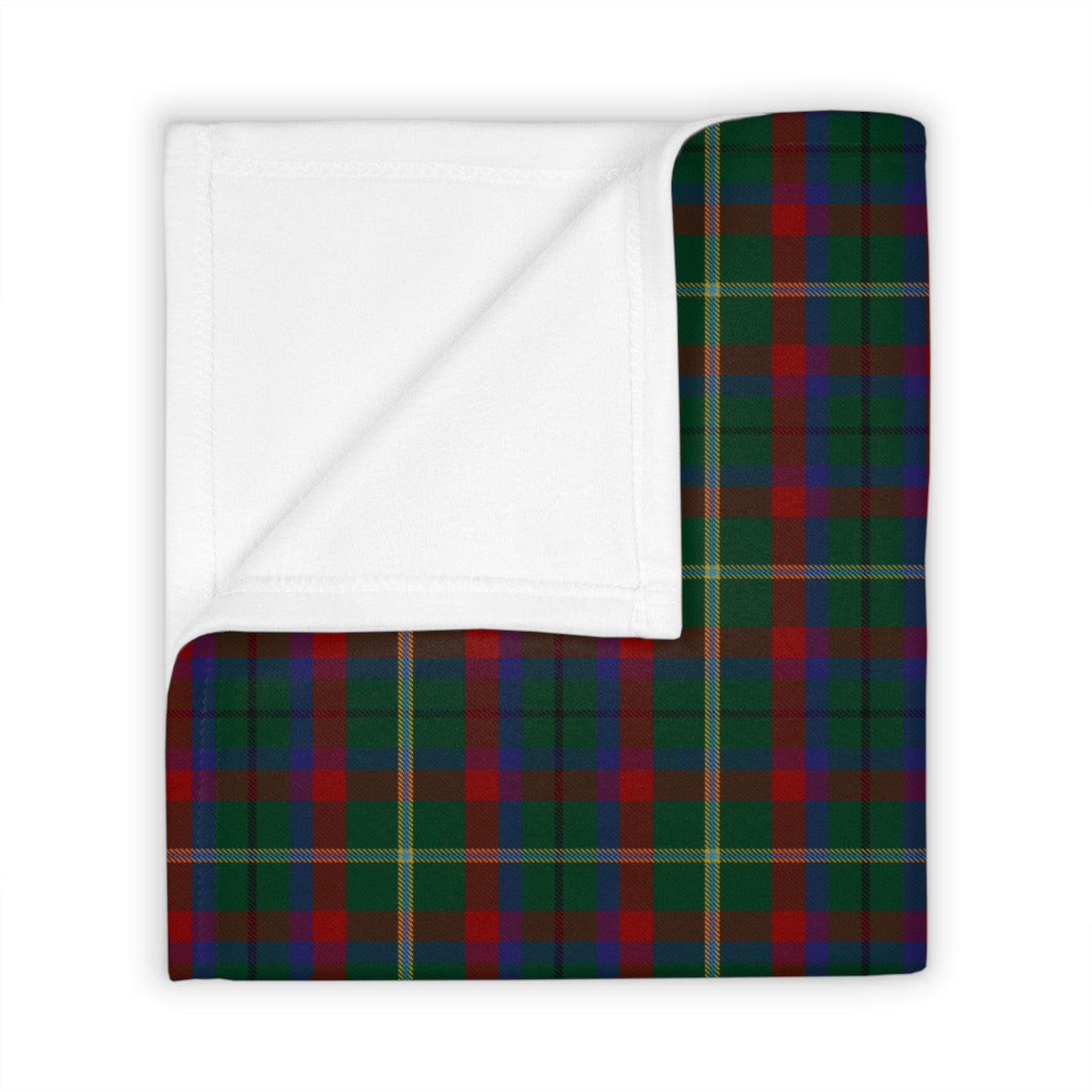 Irish County Mayo Tartan Throw Blanket