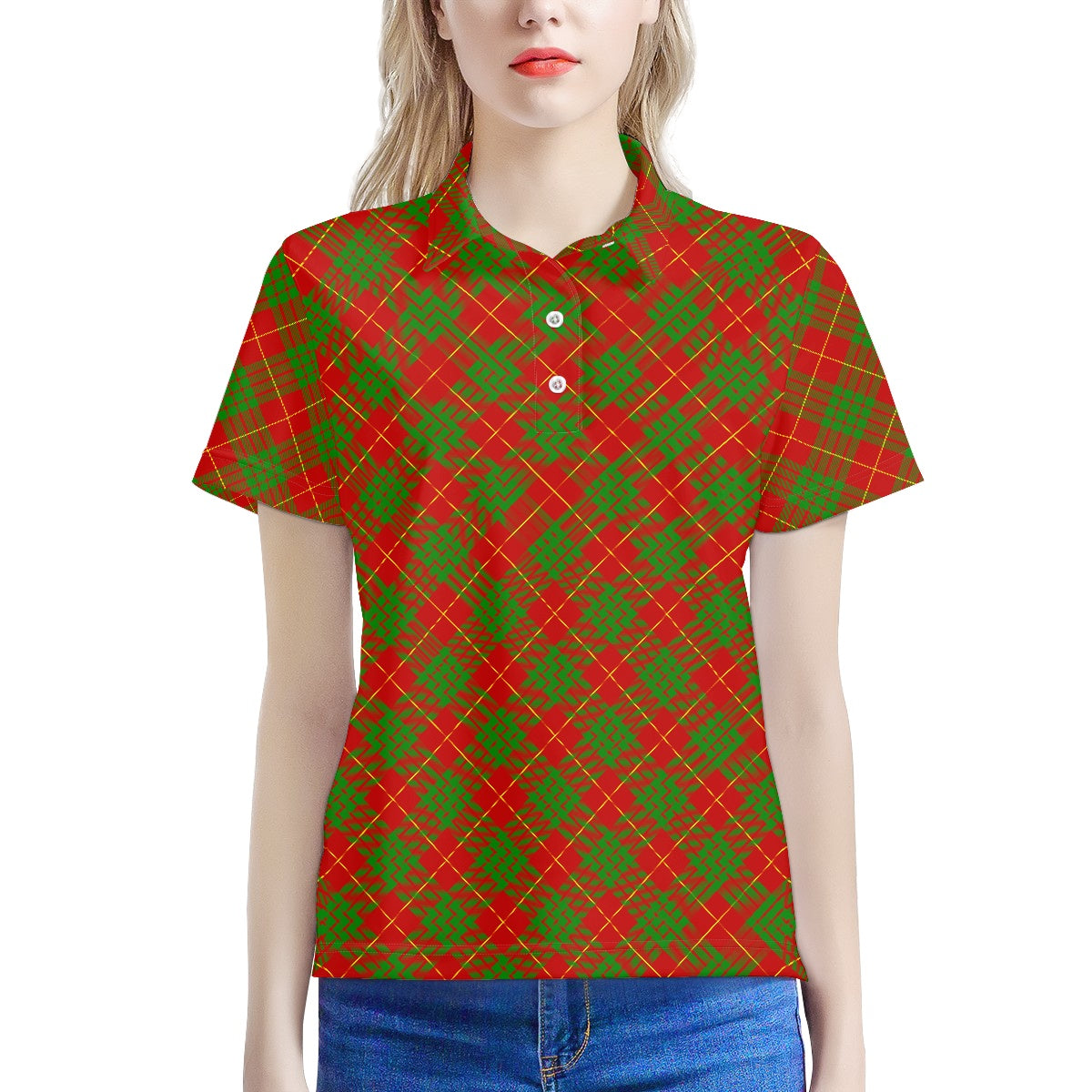 Clan Cameron Tartan Women's Polo Shirt